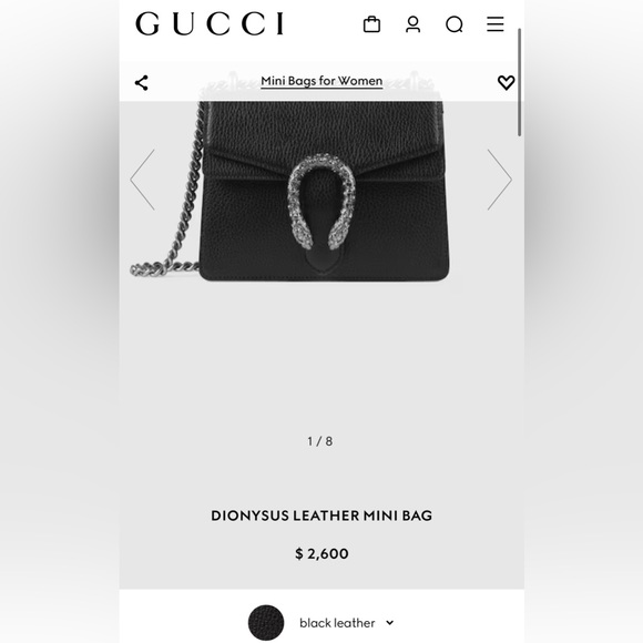 DIONYSUS LEATHER MINI BAG - Picture 5 of 5